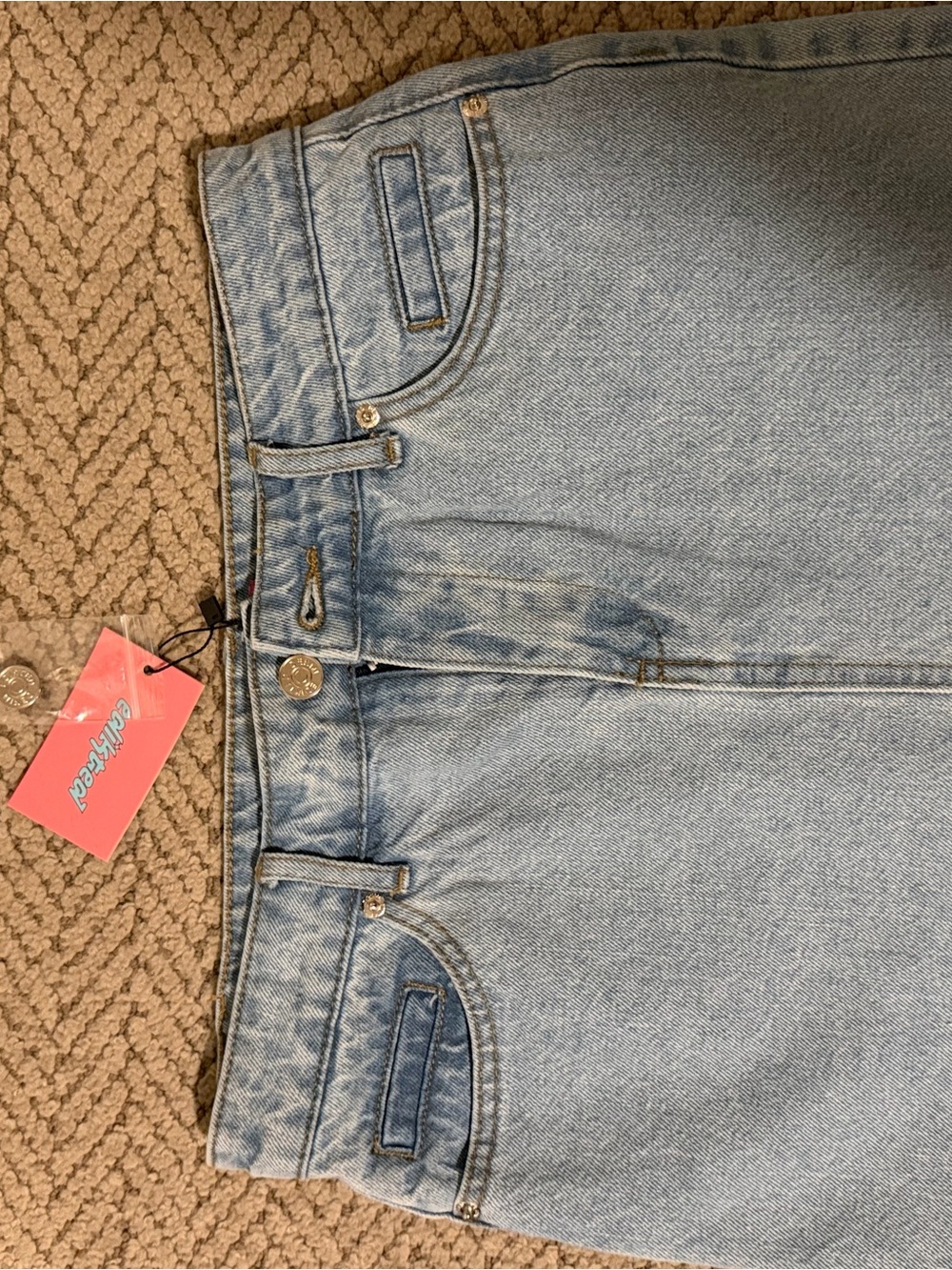 Edikted denim skirt